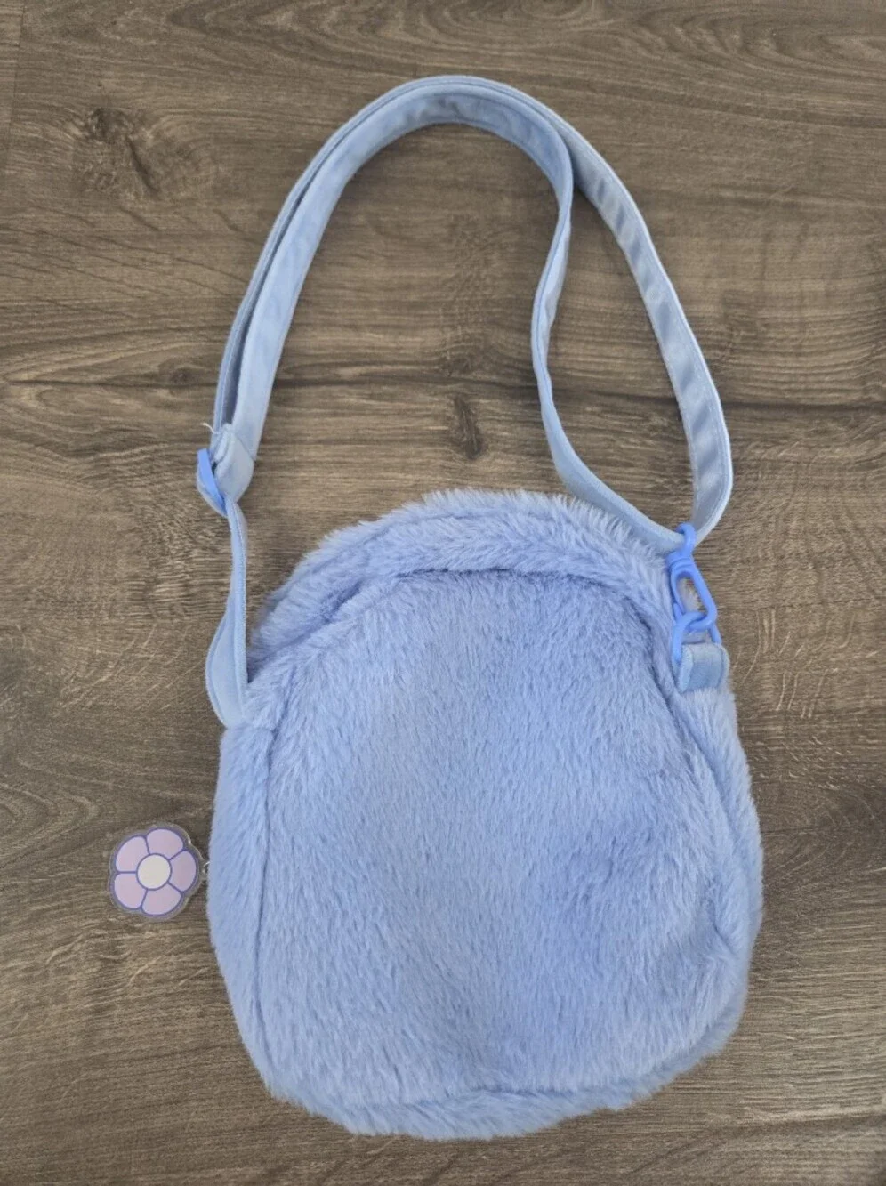Miniso Stitch Inspired Plush Crossbody Bag